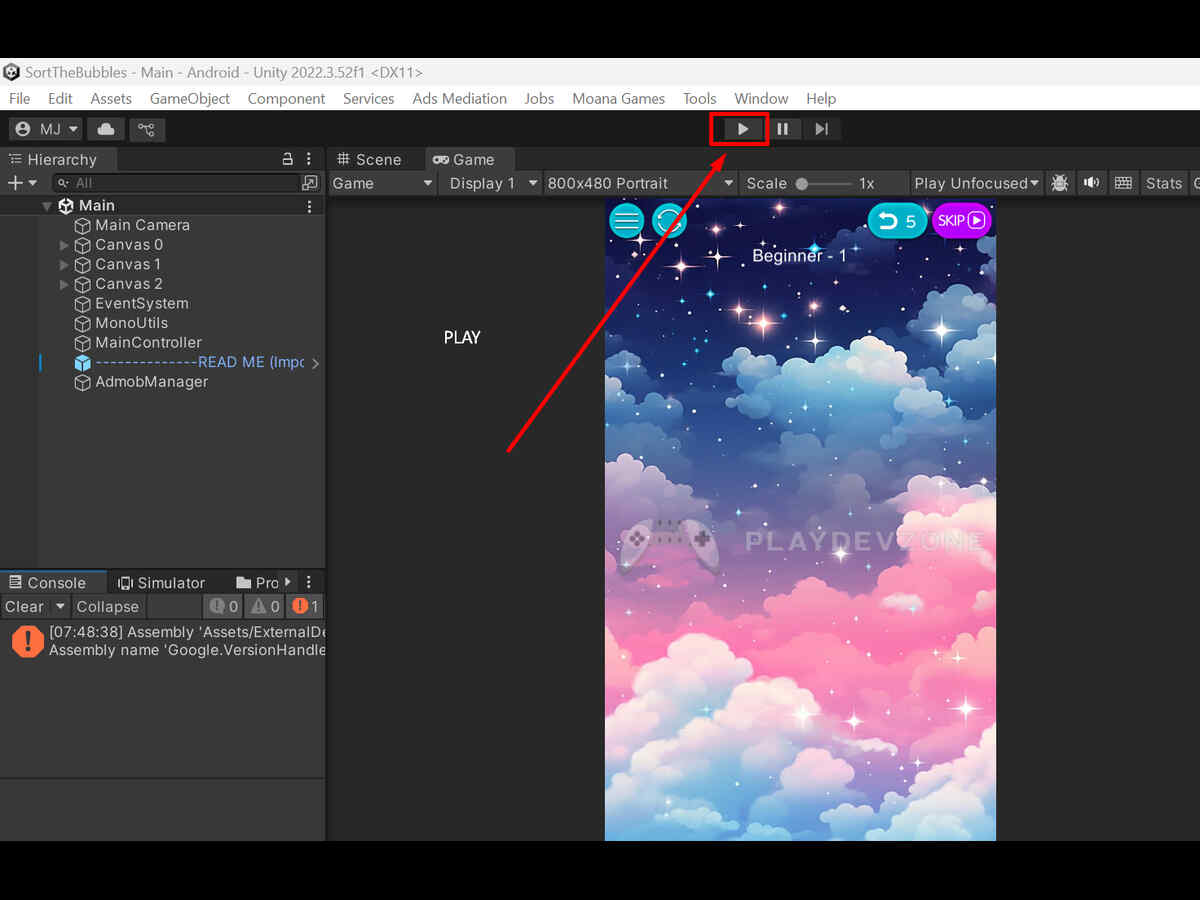 2D Game In Unity