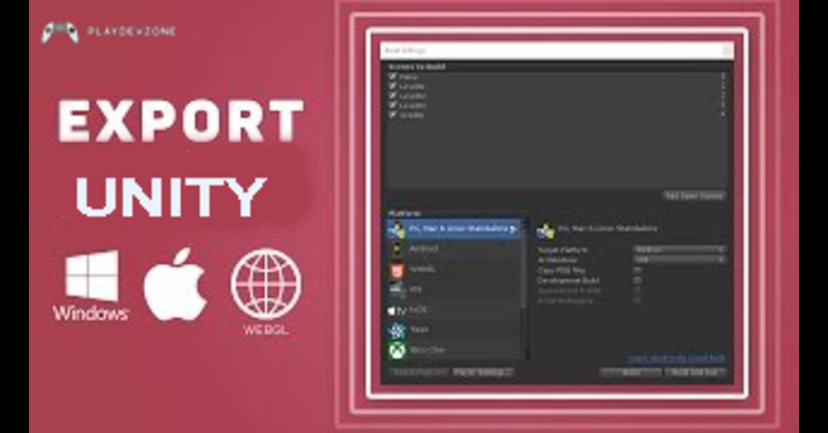 export unity game