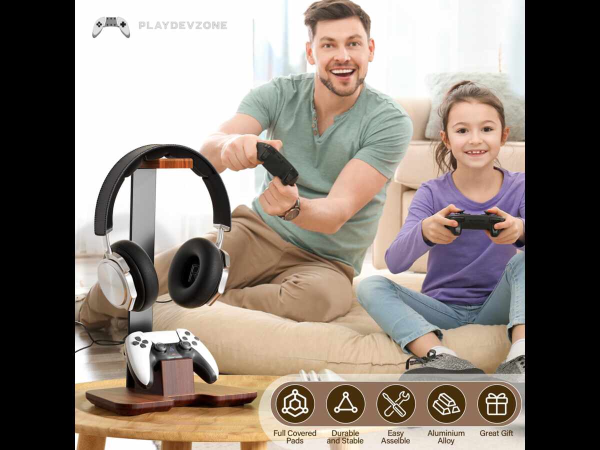 Design and Build Quality Wood Controller Stand Best Wood Controller Stand for Gaming Desk