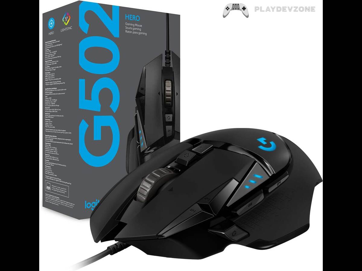 Productivity Performance Wired Gaming Mouse Logitech G502 Hero Review