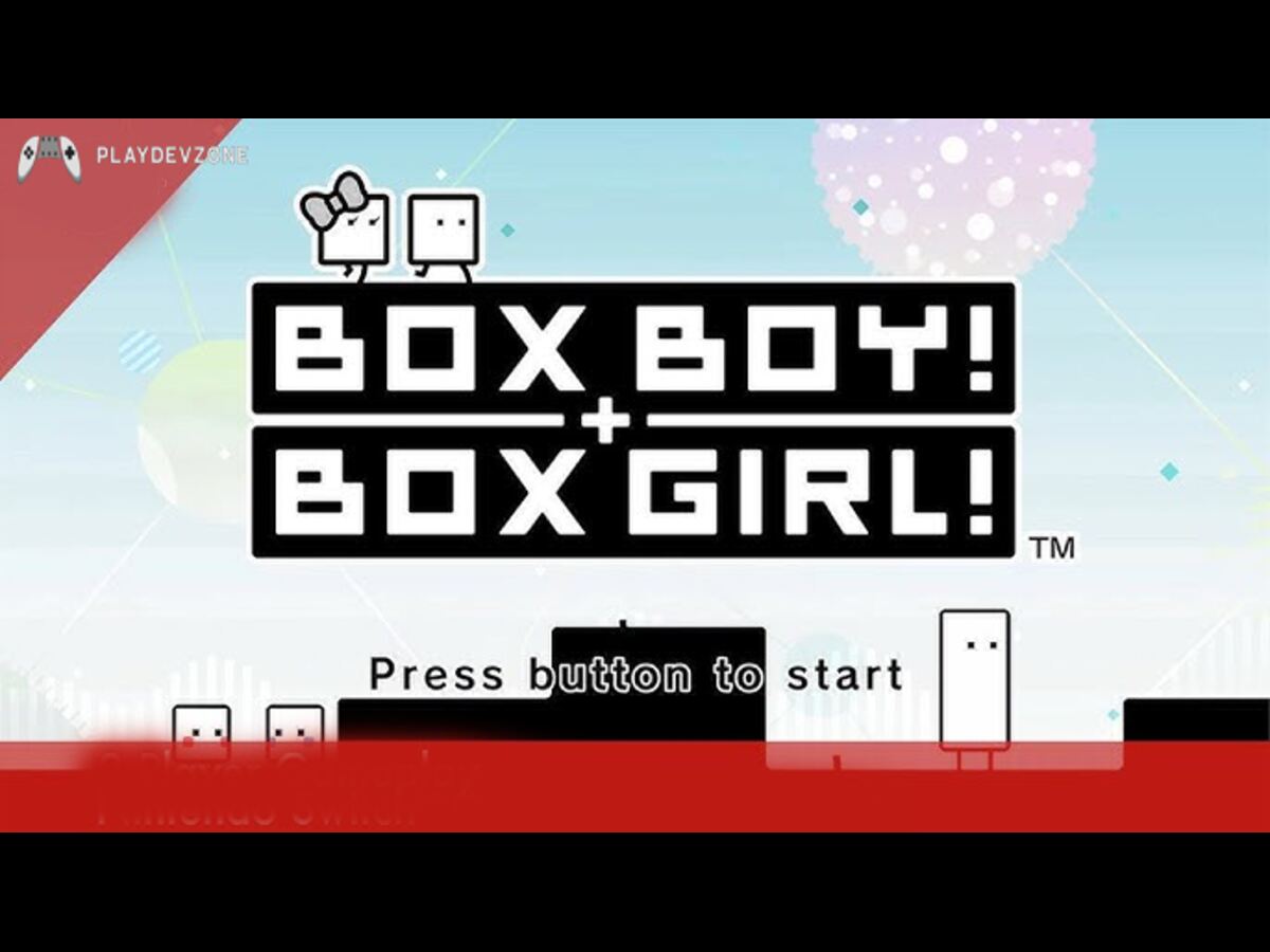 BoxBoy BoxGirl BoxBoy Plus BoxGirl Nintendo Switch cooperative box puzzle gameplay