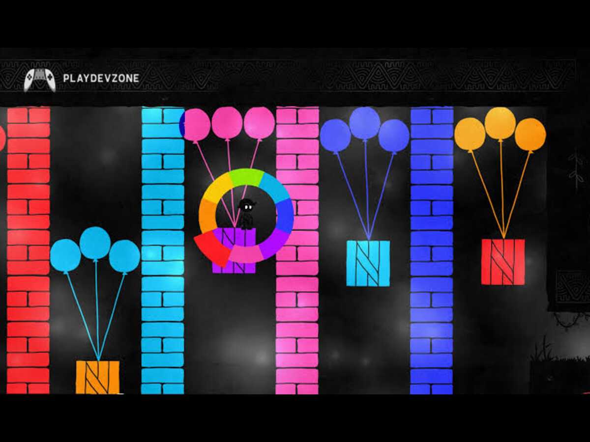 Hue Puzzle Game Hue Nintendo Switch color-changing platform puzzle gameplay