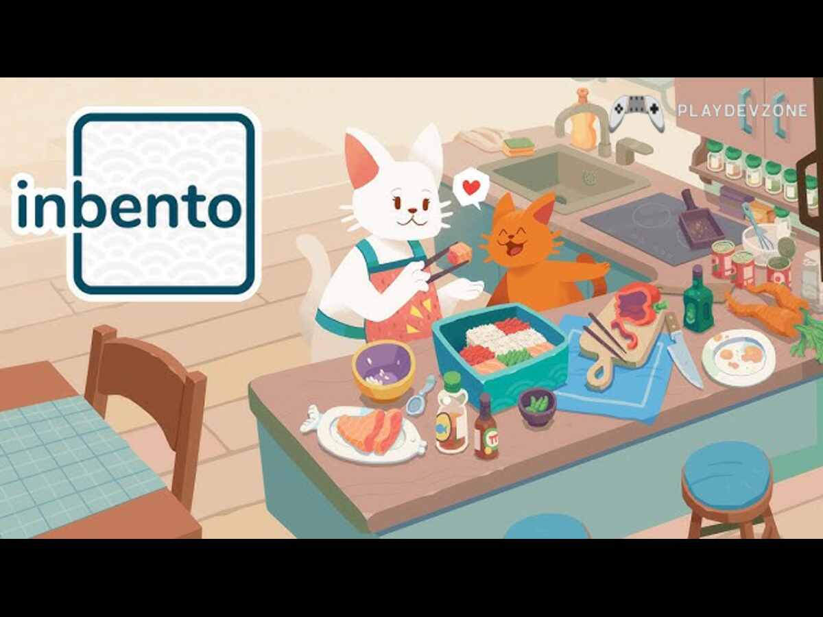 Inbento Puzzle Game Inbento Nintendo Switch food-themed puzzle gameplay with bento box arrangements