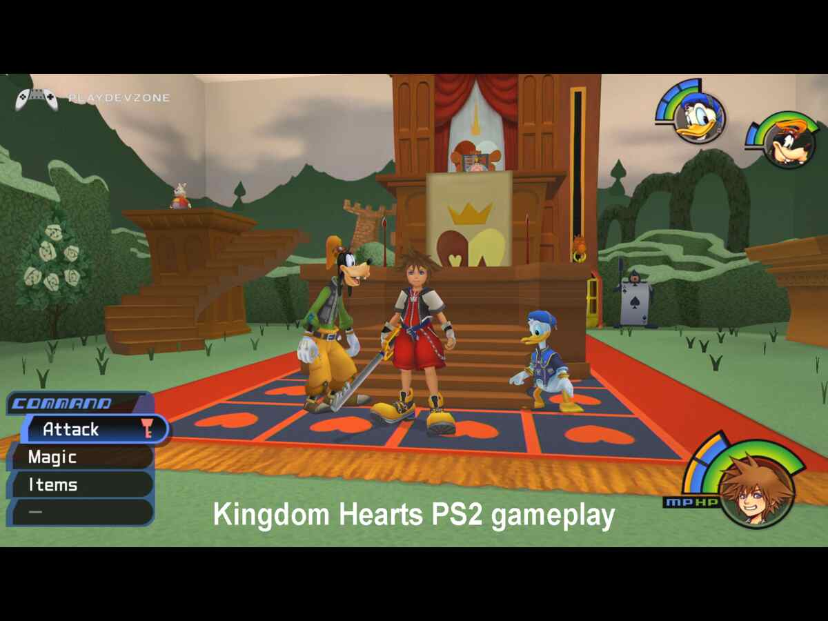 Kingdom Hearts PS2 gameplay Kingdom Hearts PS2 gameplay