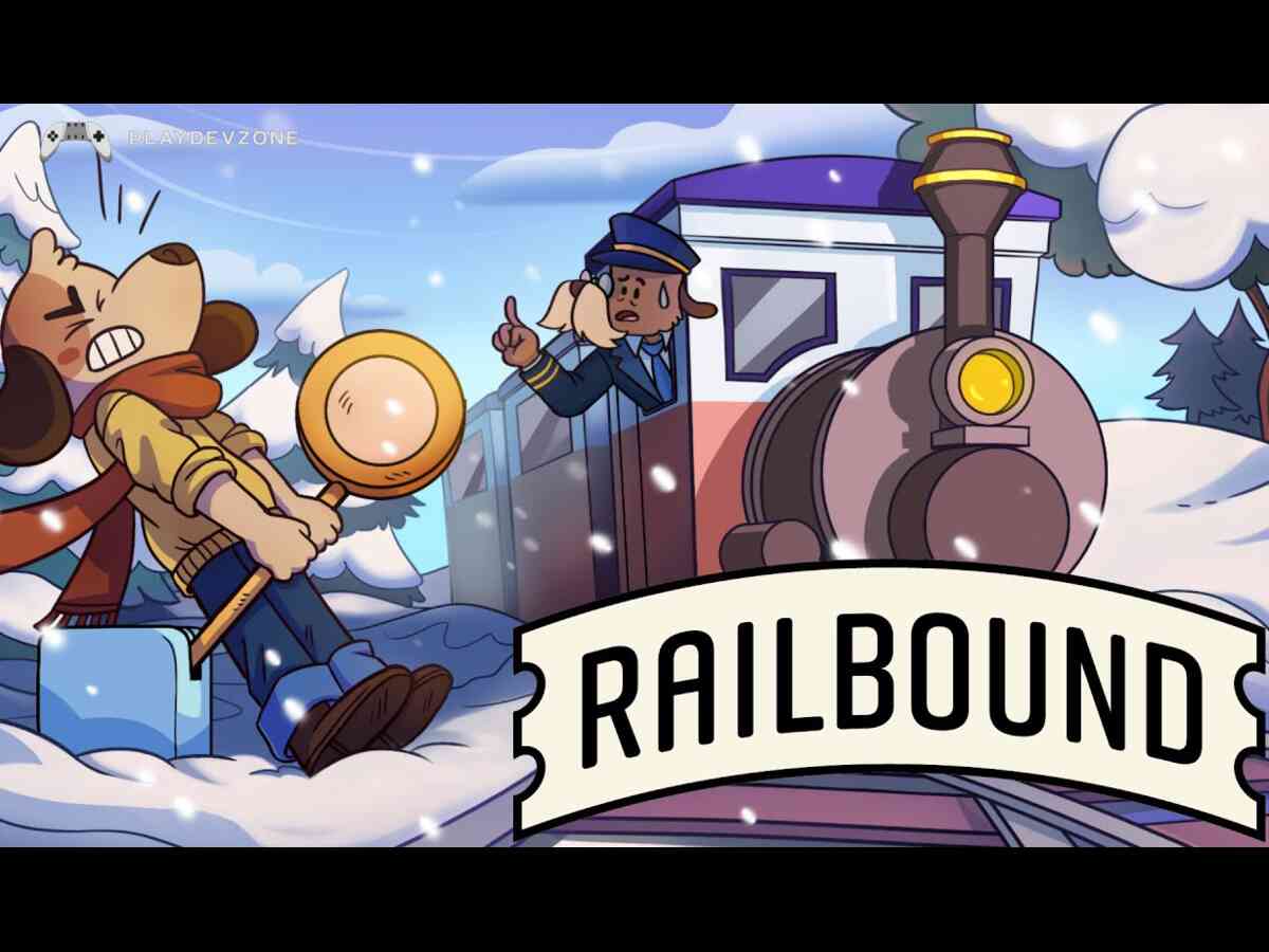 Railbound Puzzle Game Railbound Nintendo Switch train track connection puzzle gameplay