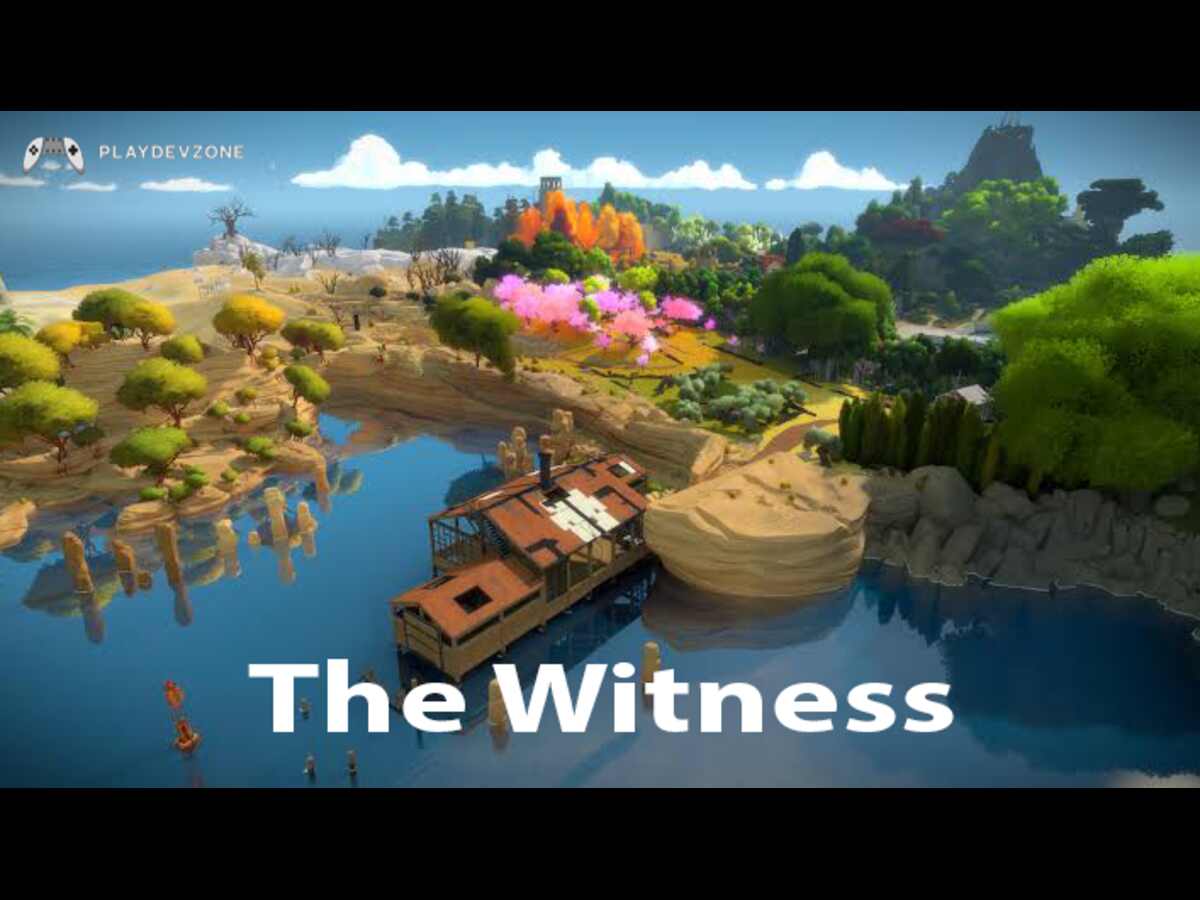 The Witness The Witness Nintendo Switch exploration puzzle gameplay on mysterious island