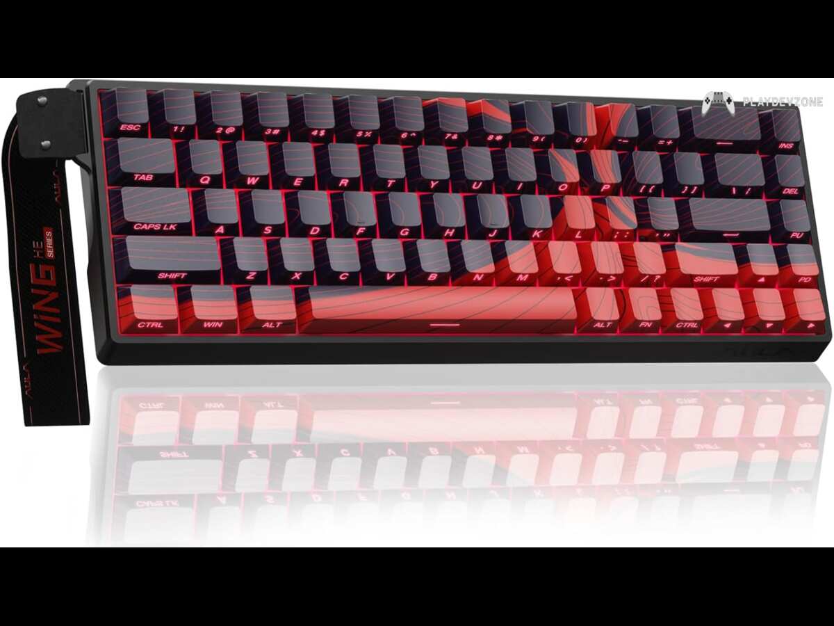AULA WIN68 HE MAX Hall Effect mechanical keyboard with magnetic switches, adjustable actuation and 8000Hz polling rate