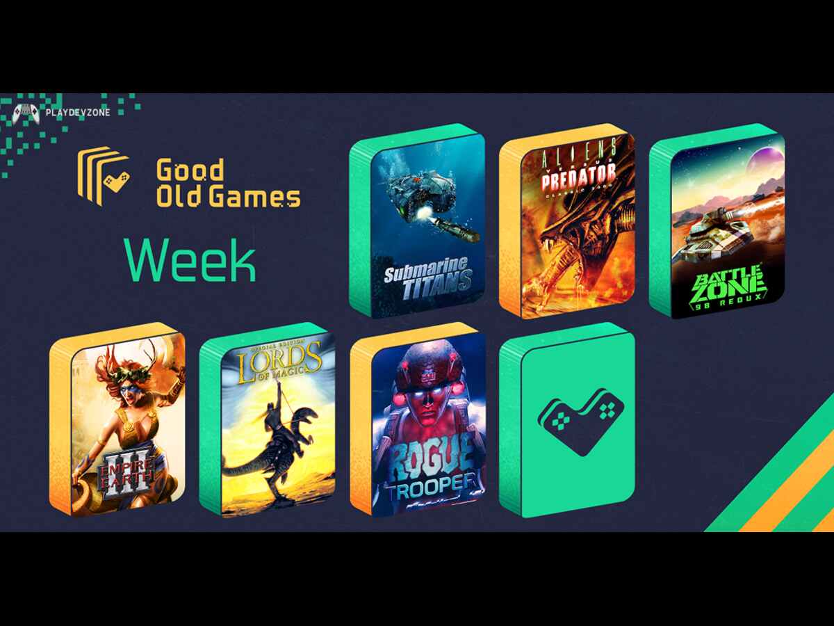 GOG (Good Old Games) GOG gaming store featuring classic and modern PC games