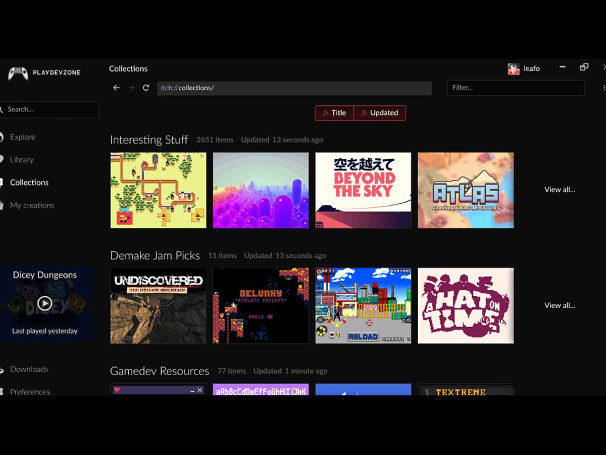 itch.io Platform Game itch.io platform with free and paid indie games