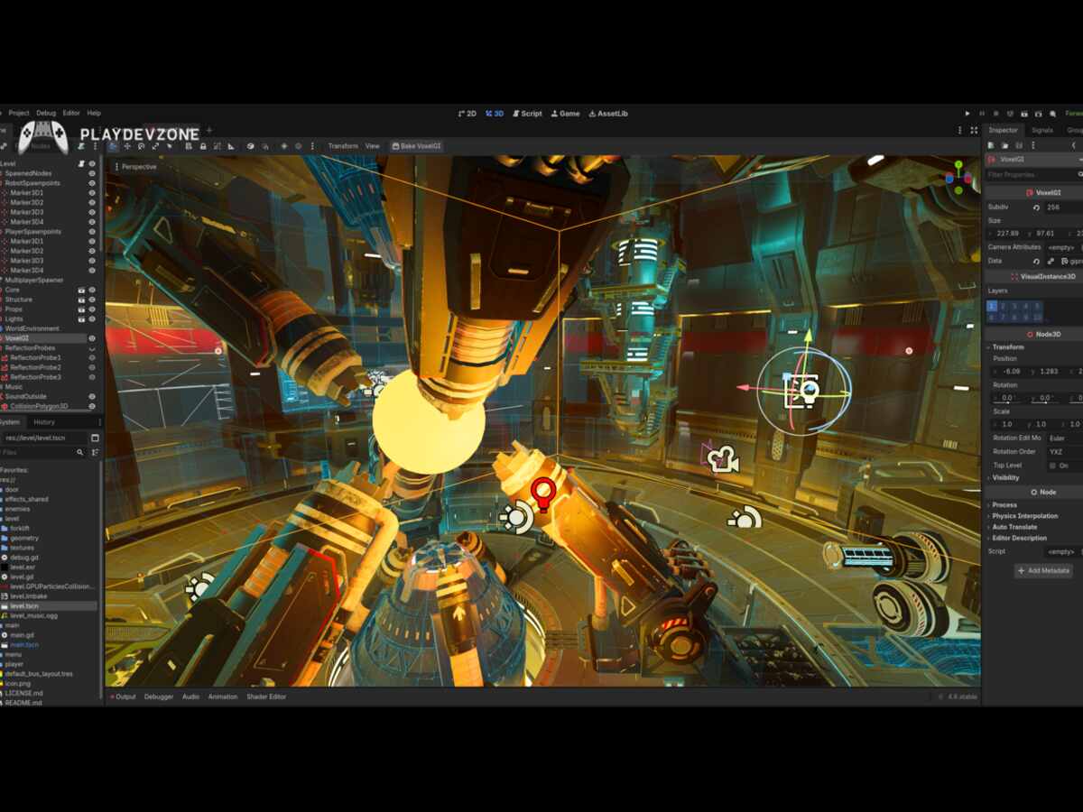 What Makes Godot Good for 3D Godot 3D rendering features for game development