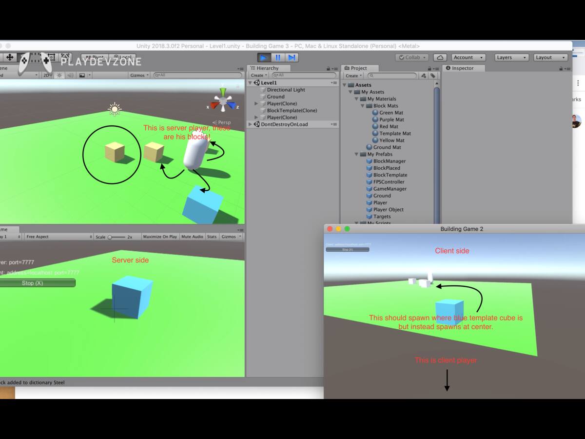 Convert The Player Into A Networked Object Convert The Player Into A Networked Object